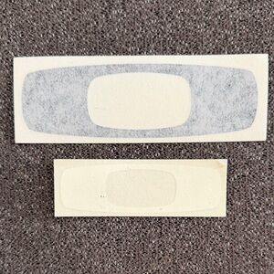Oakley Square O Vintage Decals One Black & One White NEW